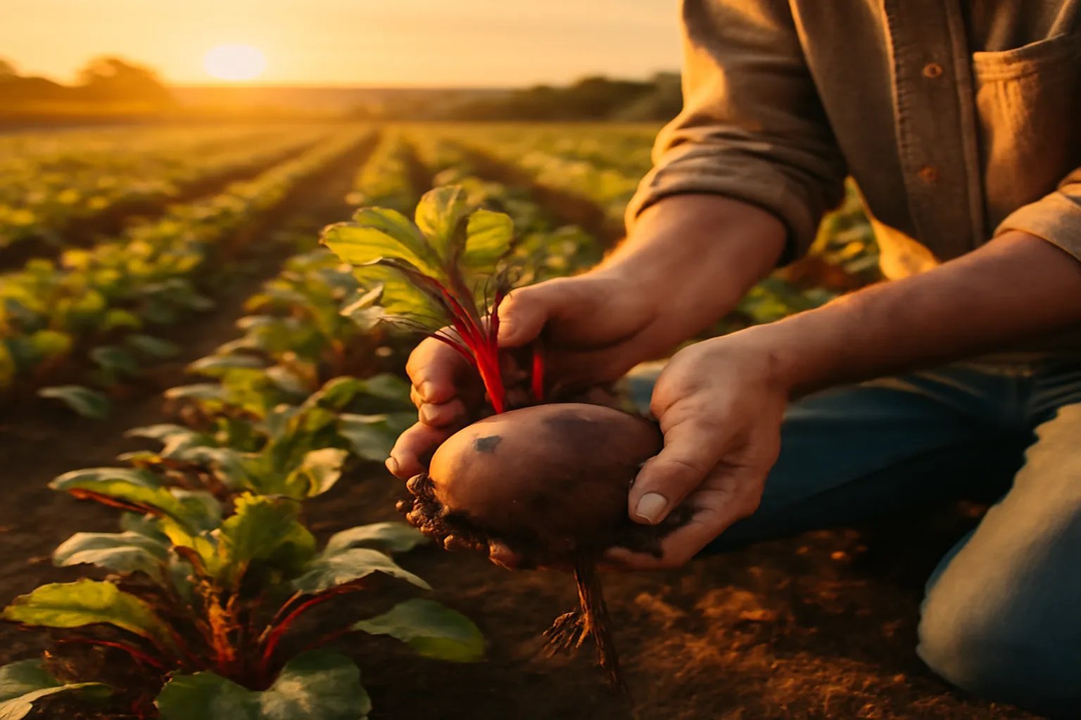 Production de betterave rouge en France : agriculture, terroirs et filière